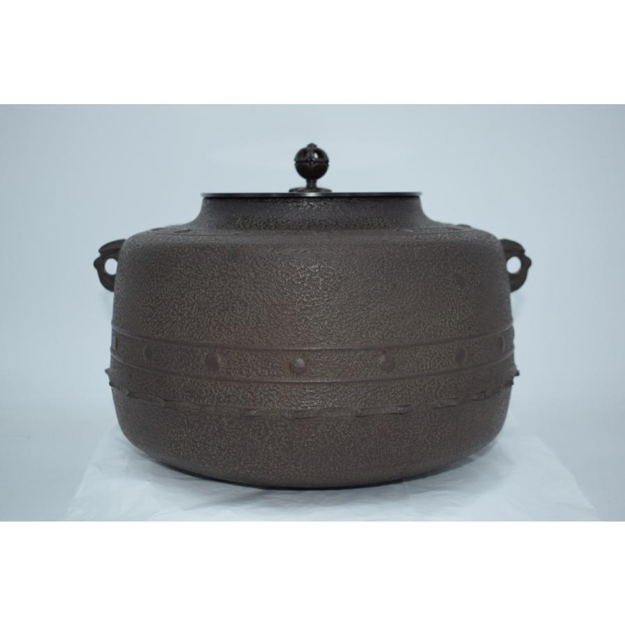 茶道具 釜 万代屋釜 菊池 正直 作 茶道 09-6119 : 月香園アウトレット