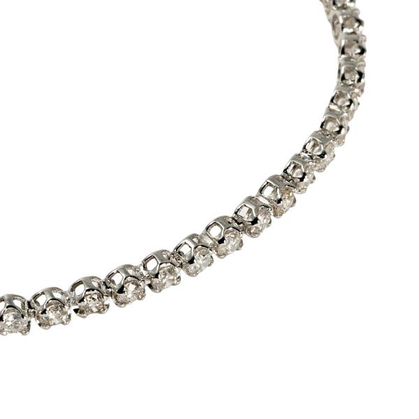 プラチナ900 プラチナ850 ダイヤモンド テニス ブレスレット : ジェム