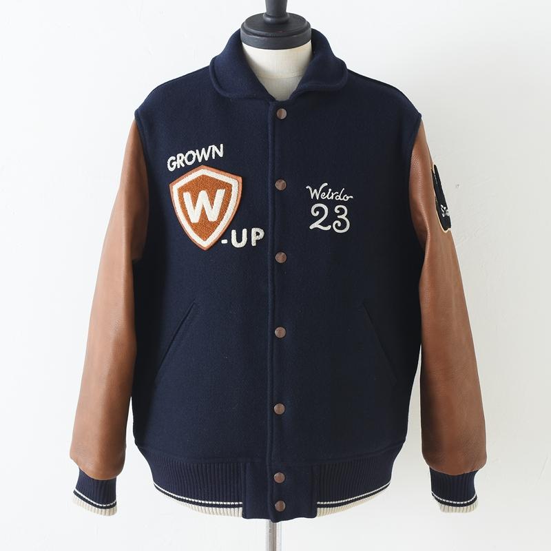 WEIRDO（ウィアード） ウィア−ド Weirdo - STADIUM JACKET NAVY