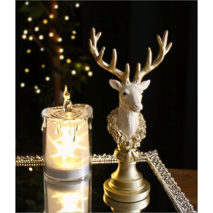 クリスマス オブジェ おしゃれ Xmas トナカイ 置物 卓上 飾り かわいい