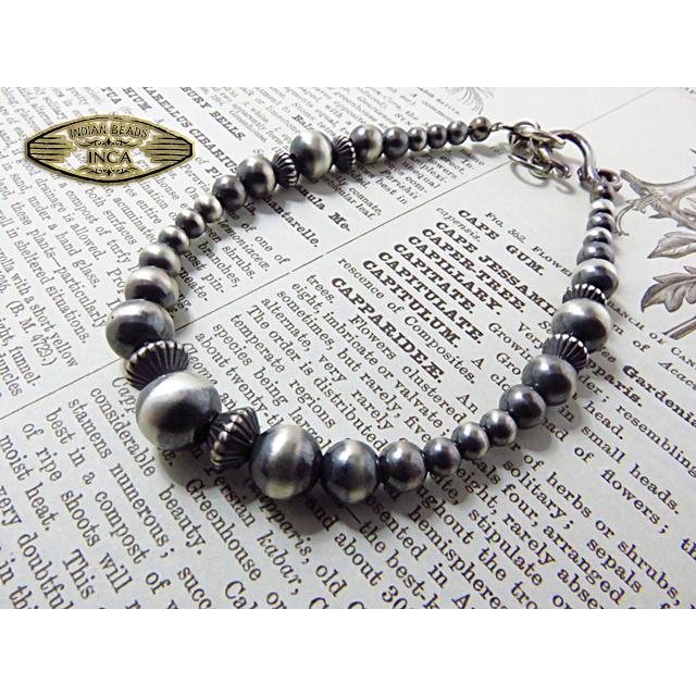 インディアンジュエリー ブレスレット ナバホパール ビーズ