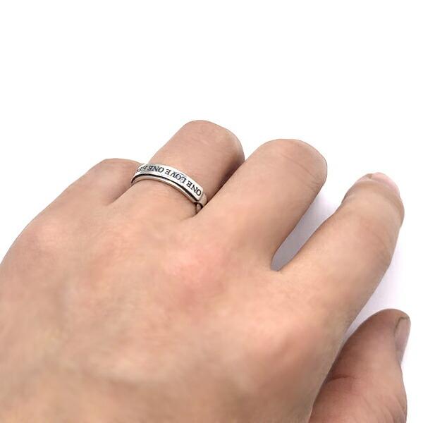 Dr MONROE（ドクターモンロー） メッセージ リング L 13〜23号 英語