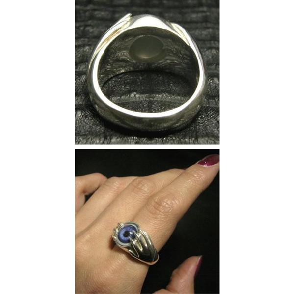 リング メンズ シルバー 義眼 目玉 ハンド 11-27号 ブランド 指輪
