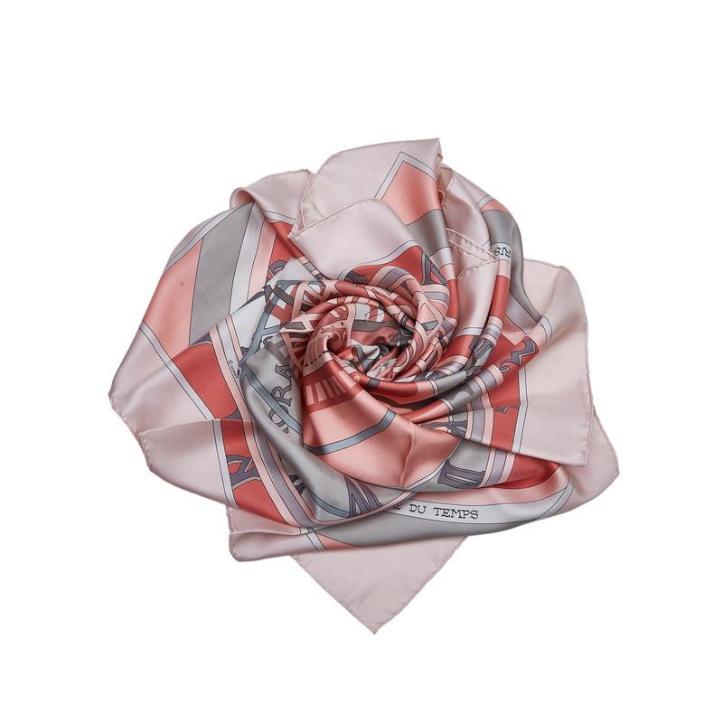 HERMES（エルメス） カレ90 MECANIQUE DU TEMPS 時の仕掛け スカーフ