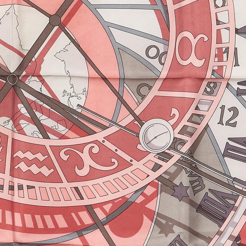 HERMES（エルメス） カレ90 MECANIQUE DU TEMPS 時の仕掛け スカーフ