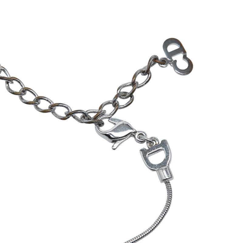 ディオール パール ブレスレット シルバー フェイクパール メタル