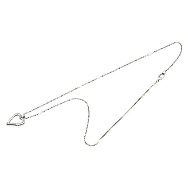 GUCCI（グッチ） バンブー ハート モチーフ ネックレス SV925 シルバー