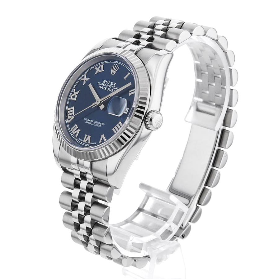 ROLEX（ロレックス） デイトジャスト 116234 ブルー ローマ 5列
