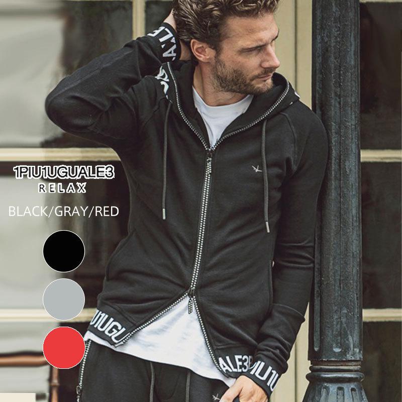 1PIU1UGUALE3 RELAX ウノピゥウノウグァーレトレ リブロゴパーカー