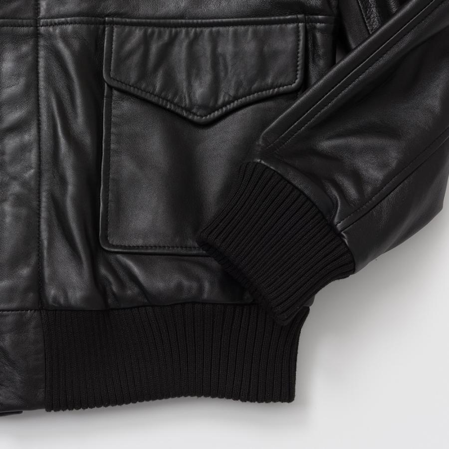 Herringbone Club ラムスキン A2 フライト ブルゾン 羊革 ジャケット