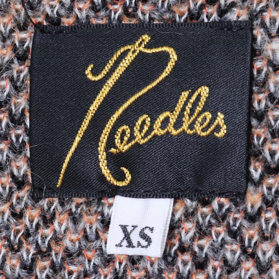 NEEDLES × LOFTMAN チェック柄モヘアカーディガン XSサイズ ブラック