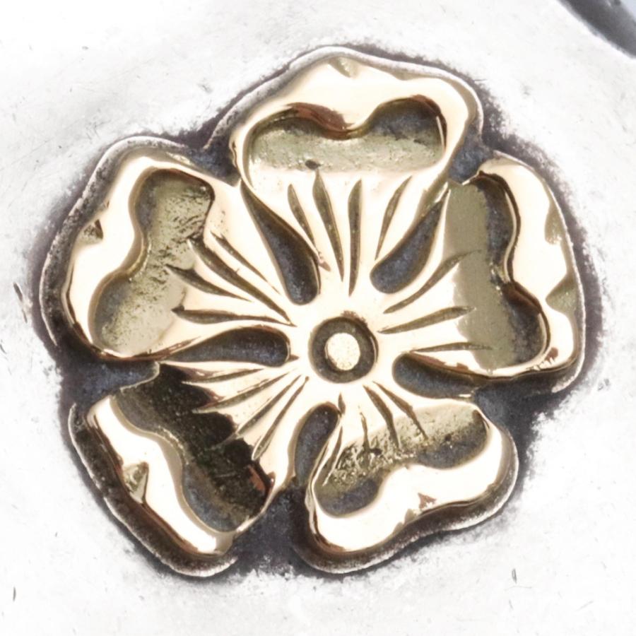 GORO'S 印台ローズメタル ネックレストップ シルバー ゴールド