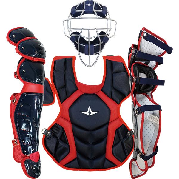 即日発送可】ALL-STAR（オールスター） 一般軟式キャッチャー防具 3点