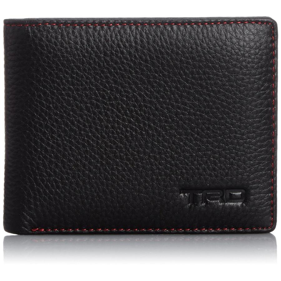 トヨタレーシングデベロップメントTRD牛革メンズ折り財布短財布8328