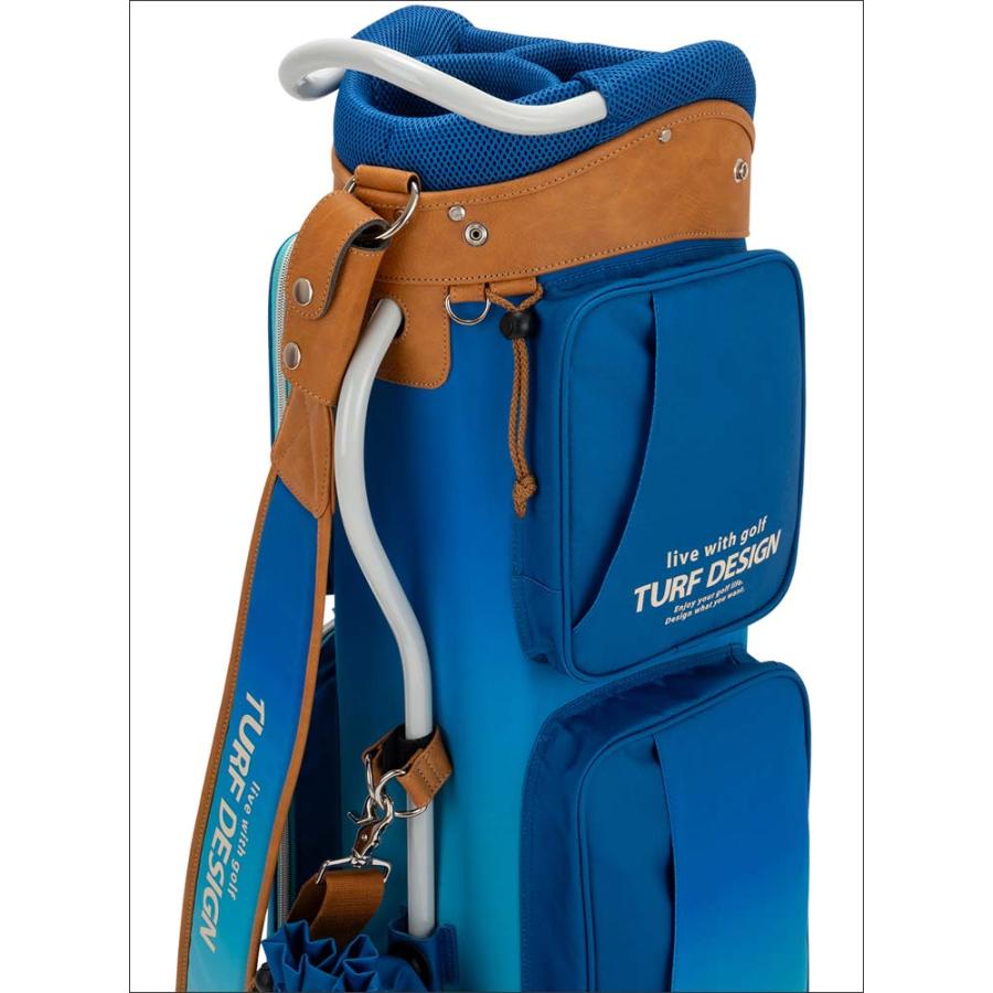 TURF DESIGN ターフデザイン グラデーション キャディバッグ TDCB-BD70
