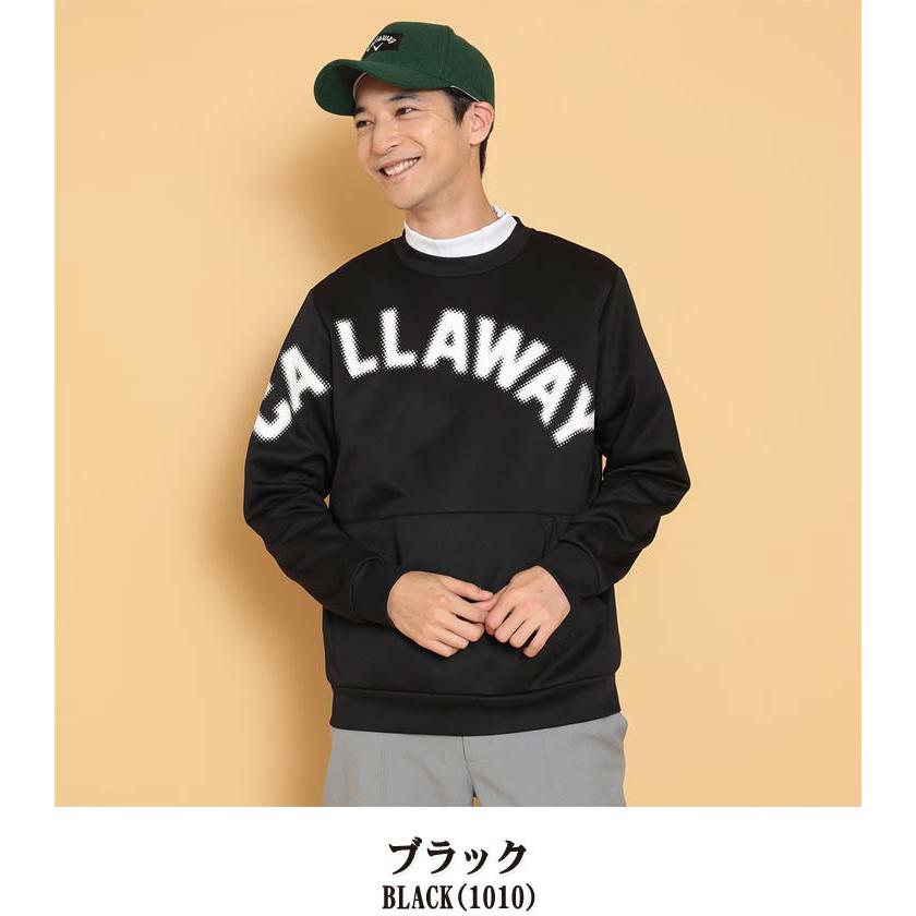 Callaway（キャロウェイ） ロゴプリント ダンボール クルーネック