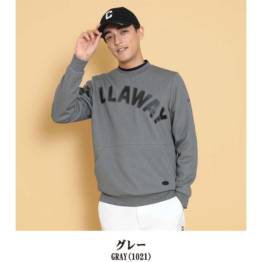 Callaway（キャロウェイ） ロゴプリント ダンボール クルーネック