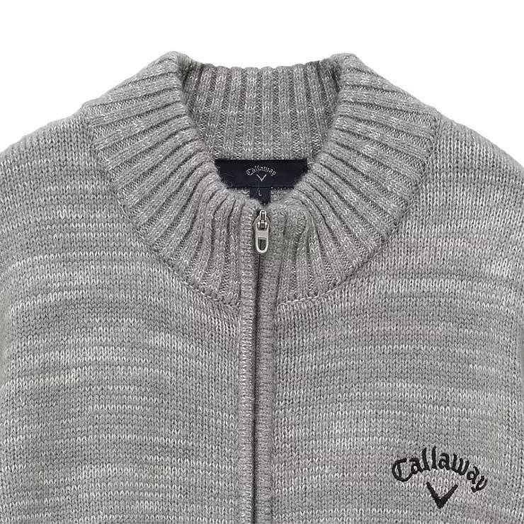 Callaway（キャロウェイ） メランジグラデーション フルジップ ニット