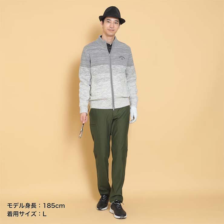 Callaway（キャロウェイ） メランジグラデーション フルジップ ニット