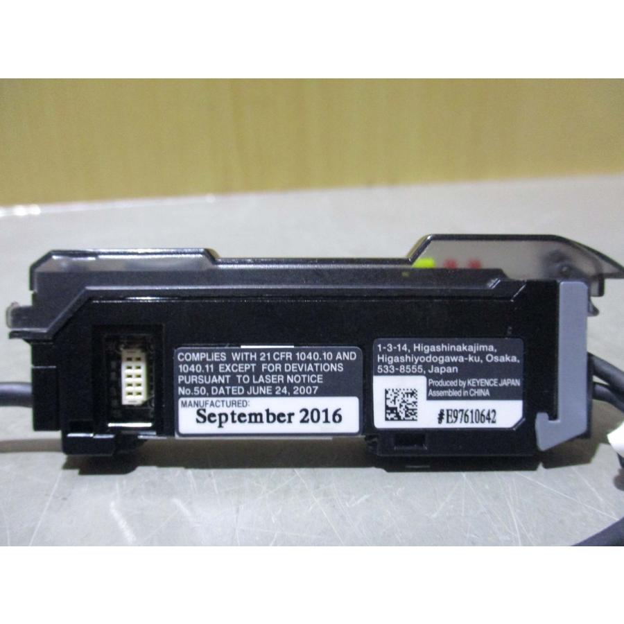 中古 KEYENCE LV-S62/LV-11SB 小型デジタルレーザセンサ ヘッド