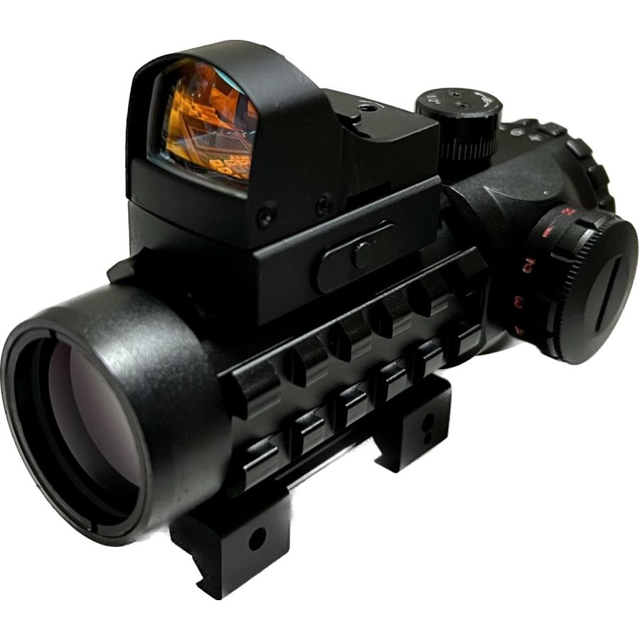 HYUGA ライフルスコープ 3x28RG & Ultra Dot Mini SET ヒューガ RIFLE