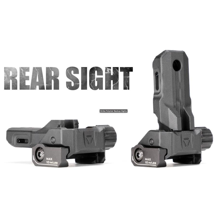 MADBULL LICENSED BY STRIKE INDUSTRIES Strike Polymer Backup Sights