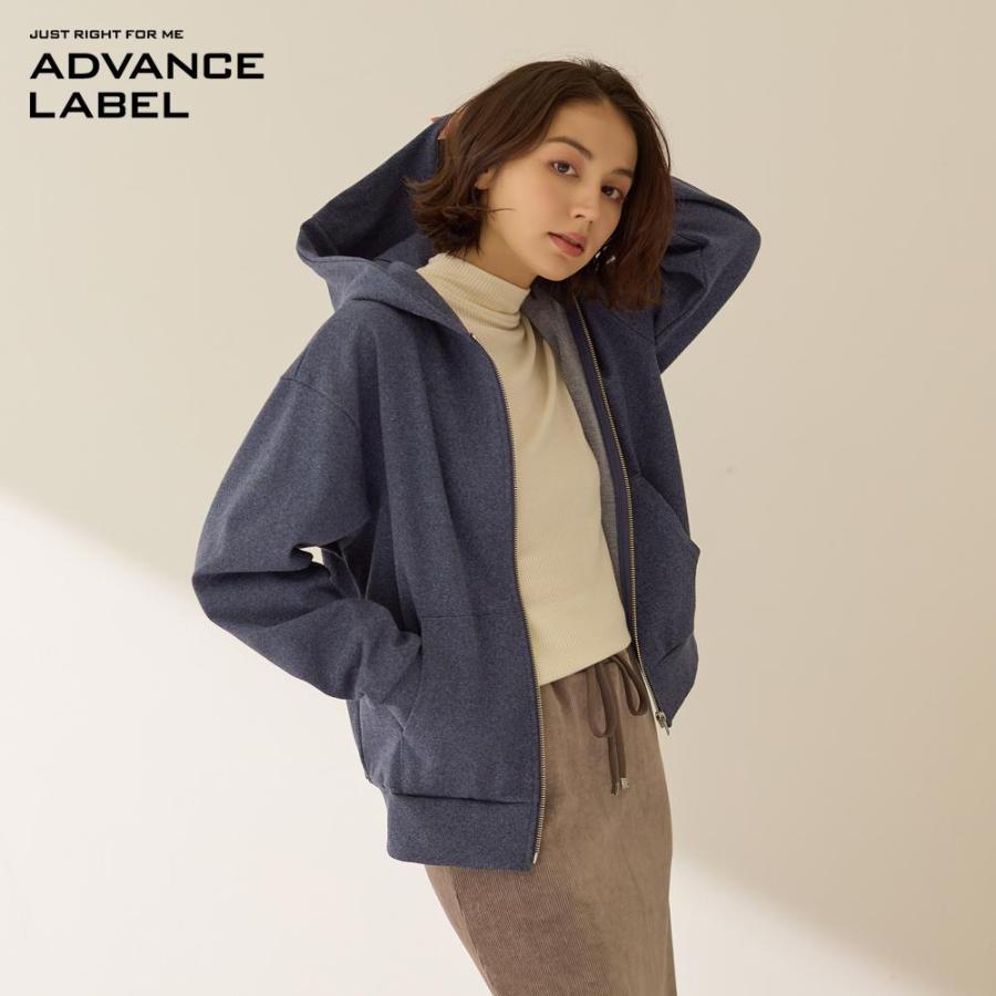 GUNZE（グンゼ） パーカー レディース 綿混 ツイード調 秋 冬 おしゃれ