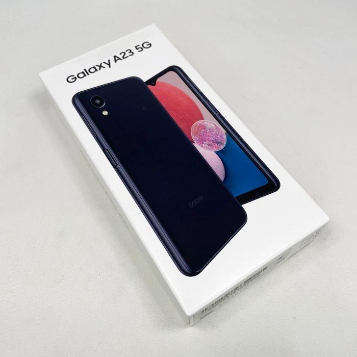 未使用品 完品 Galaxy A23 5G ファイブジー SCG18 64GB デュアルSIM