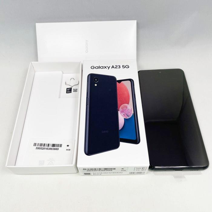 未使用品 完品 Galaxy A23 5G ファイブジー SCG18 64GB デュアルSIM