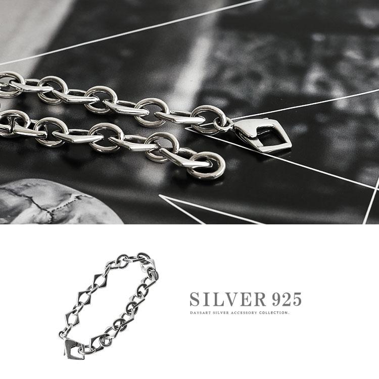 ブレスレット メンズ シルバー925 チェーン シルバー チェーン