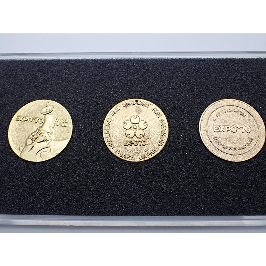 日本万国博覧会 EXPO70 記念メダル3点セット+ソビエトパビリオン2点