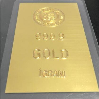 純金1gカード 金 新品 K24 純金 カード 1g 徳力本店 1gカード 公式国際