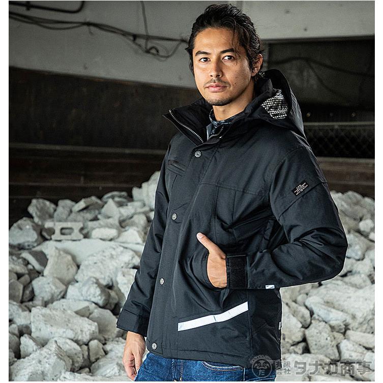 BURTLE（バートル） 防寒着 防水防寒ジャケット 大型フード付き 7610