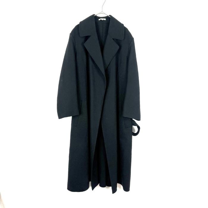 ブラミンク BLAMINK ロングコート ベルト付き ゆったりめ シンプル