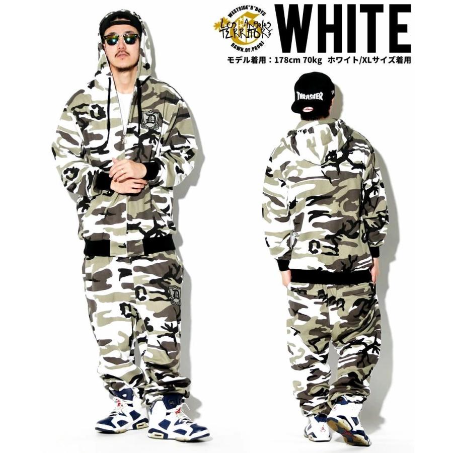 DOPE（ドープ） 迷彩 スウェットセットアップ メンズ レディース