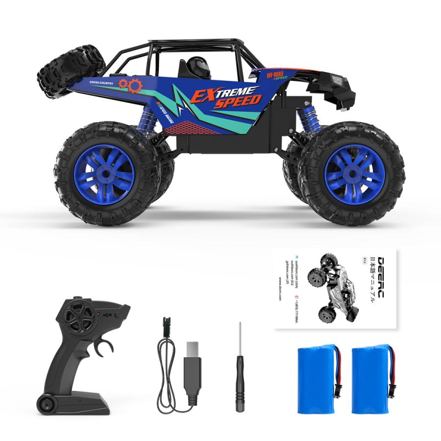 DEERC ラジコン オフロード ラジコンカー 子供 大人 1/8スケール 超