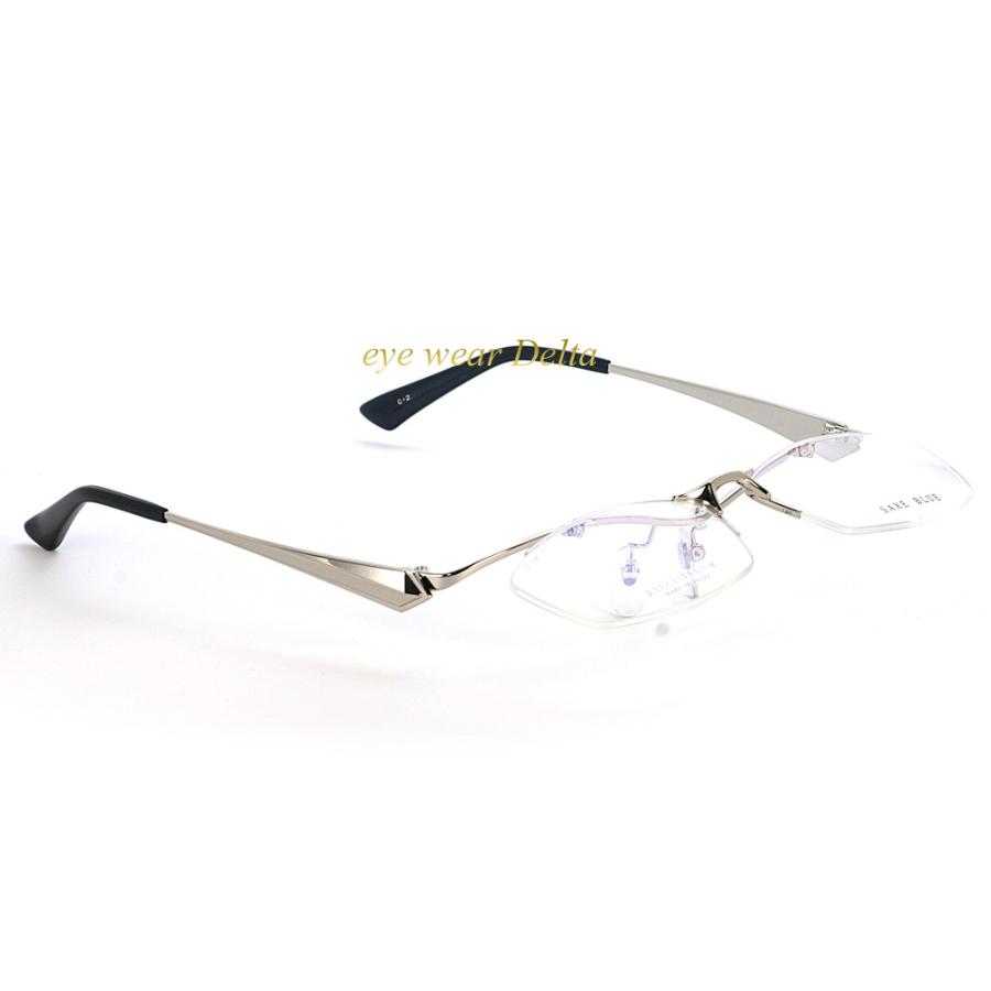 SAXE BLUE ザックスブルー 日本製 跳ね上げ ハネアゲ チタン メガネ