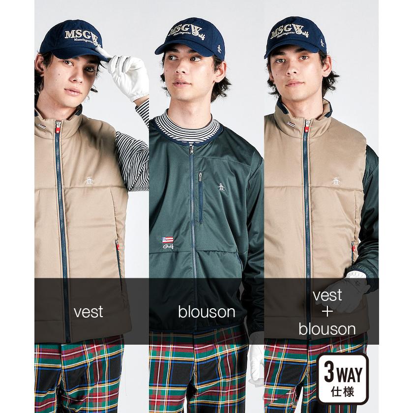 Munsingwear（マンシングウェア） 公式 中綿ベスト × 軽量ブルゾン