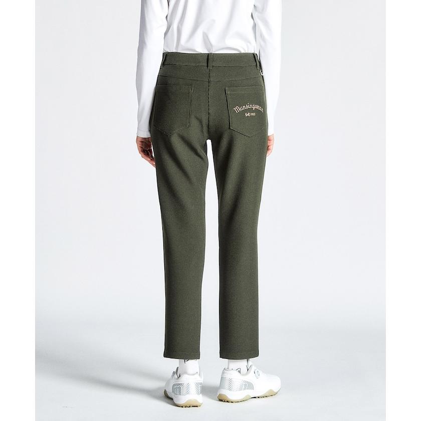 Munsingwear（マンシングウェア） 公式 千鳥ジャカード9分丈パンツ