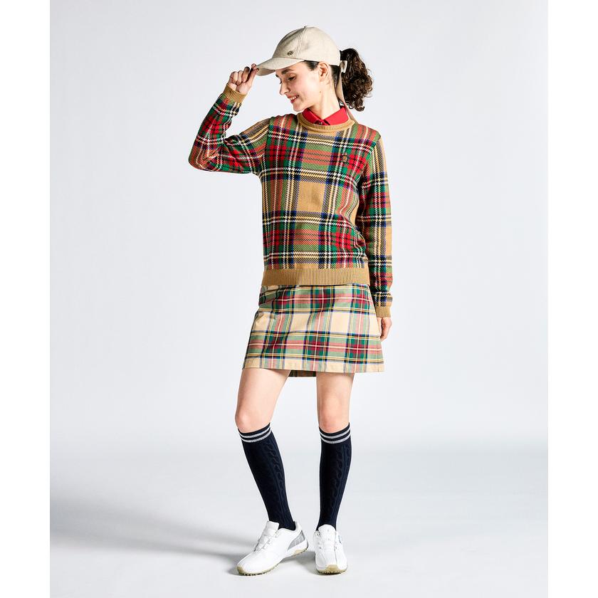 Munsingwear（マンシングウェア） 公式 チェック柄 クルーネック