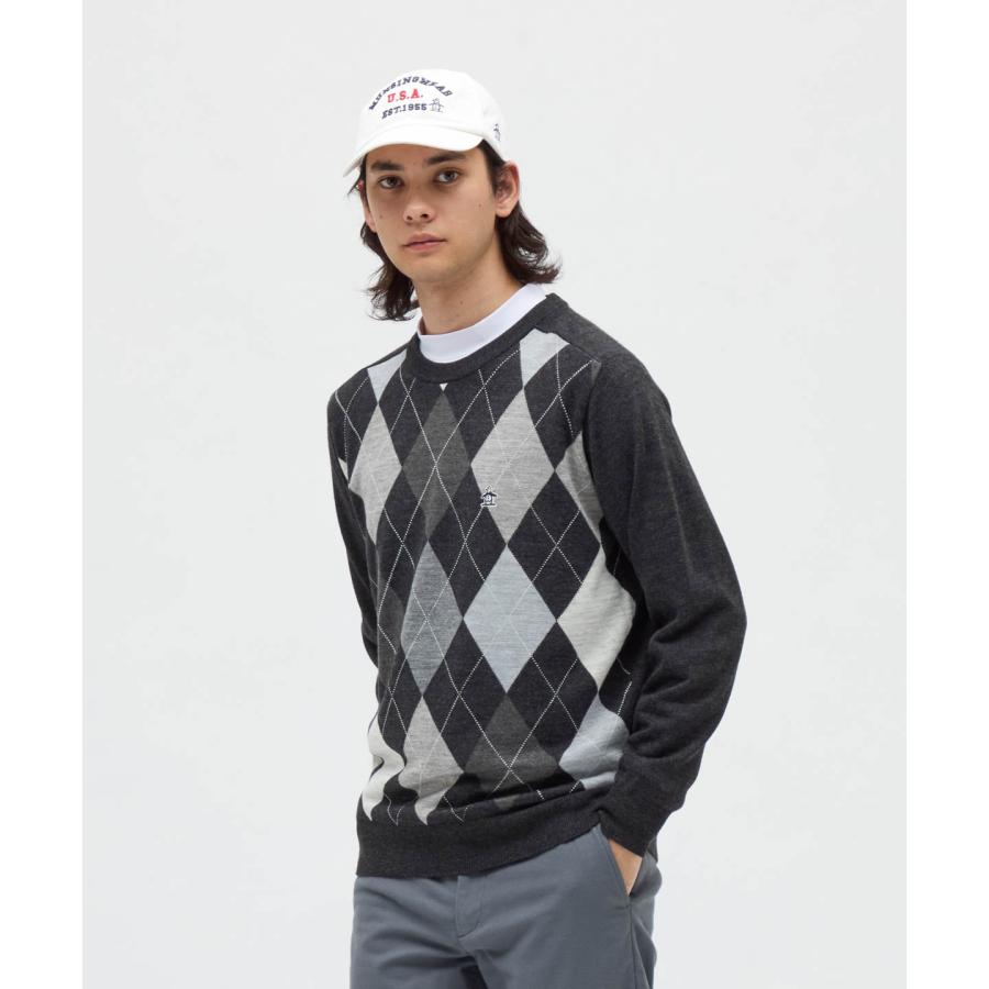 Munsingwear（マンシングウェア） 公式 アーガイル柄クルーネック