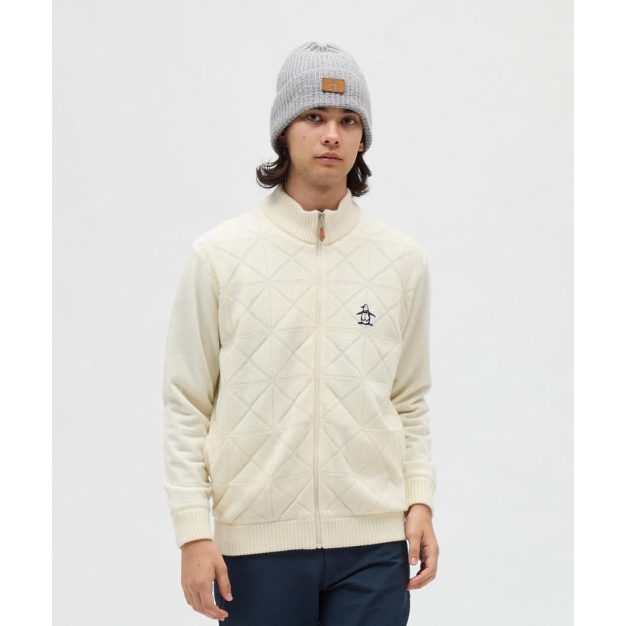 Munsingwear（マンシングウェア） 公式 防風裏地付きフルジップ地柄