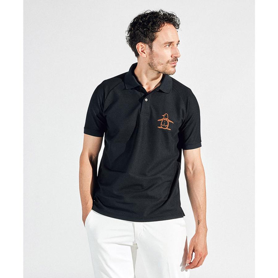 Munsingwear（マンシングウェア） 公式 裏鹿の子ビッグロゴ 半袖