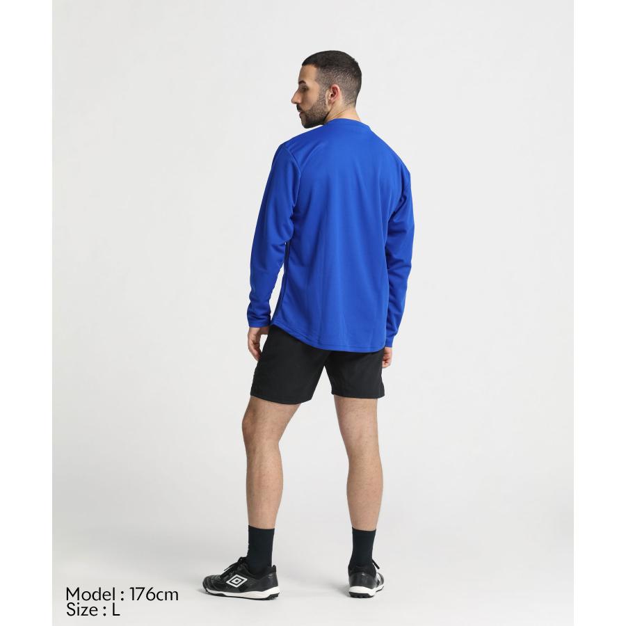 umbro（アンブロ） 公式 ワンポイント 長袖ゲームシャツ メンズ 吸汗速