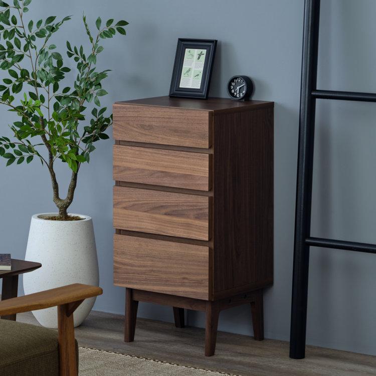 一生紀（ISSEIKI） チェスト おしゃれ 木製 北欧 収納 ウォールナット