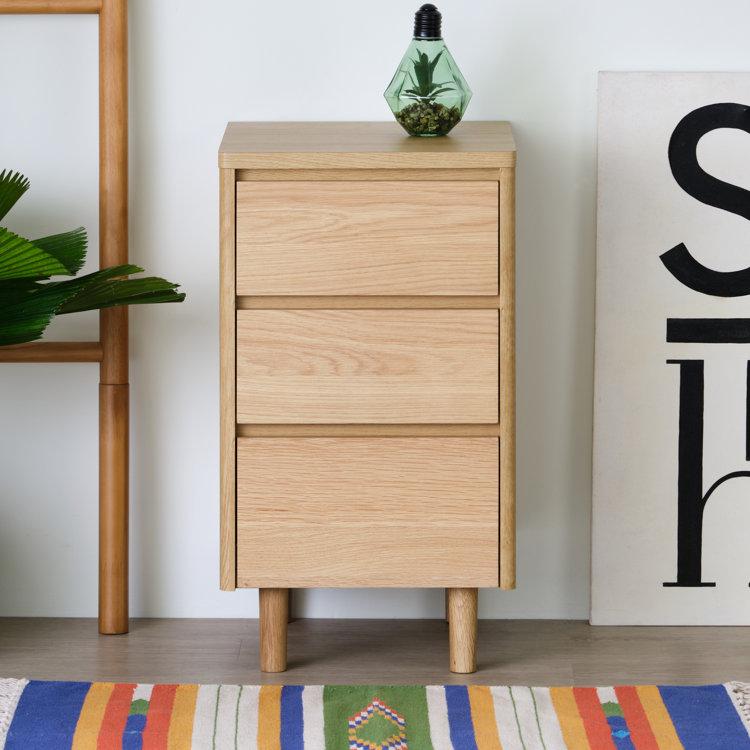 一生紀（ISSEIKI） チェスト 幅40cm 3段 たんす サイドチェスト