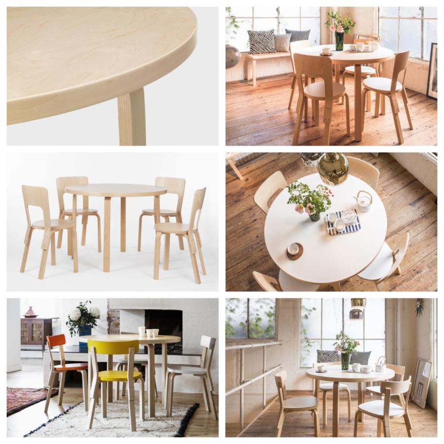 artek（アルテック） 正規品 テーブル 90A 白 ホワイト ダイニング