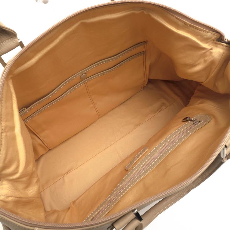 Kitamura（キタムラ） ボストンバッグ 牛革 サイドポケット付き 2WAY