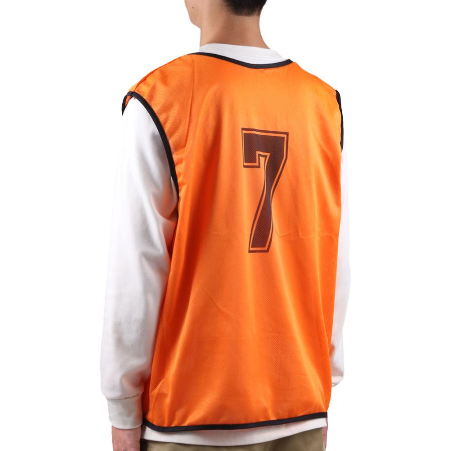 ビブス 10枚セット 番号入り 大人用 Lサイズ 1番〜10番 ゼッケン