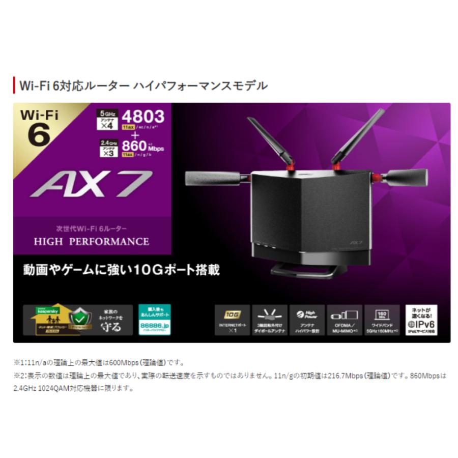 ルーター wifi6 バッファロー 無線lanルーター 最強 無線ルーター Wi